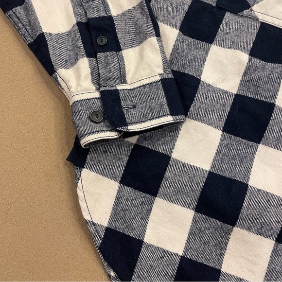 J. Crew Women’s Buffalo Check Half Zip Shirt Jacket Cotton/Wool Blend Size Small - Picture 2 of 13